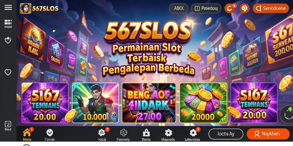Tampilan permainan Slot yang menakjubkan dan interaktif.