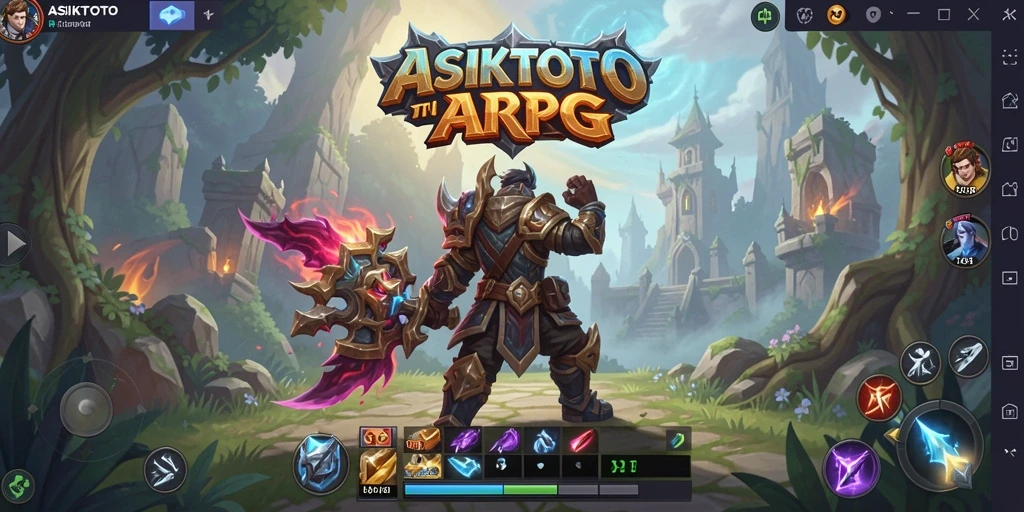 Screenshot yang menampilkan petualangan seru dalam gameplay ARPG.