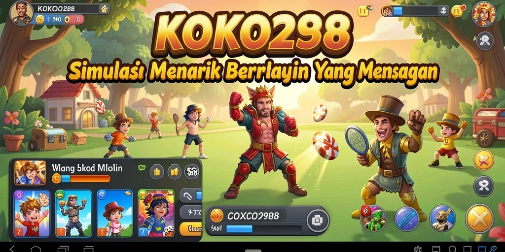 Screenshot gameplay KOKO288 menampilkan karakter dan lingkungan yang imersif.