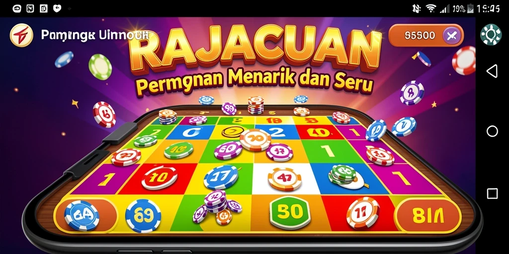 Tangkapan layar gameplay RAJACUAN yang penuh warna dan mengasyikkan.