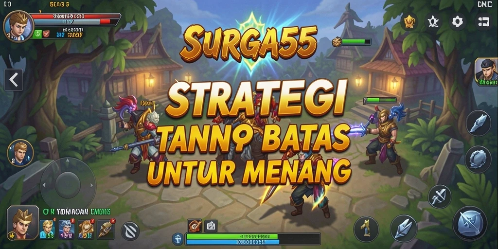 Tampilan gameplay SURGA55 yang menegangkan dan strategis.