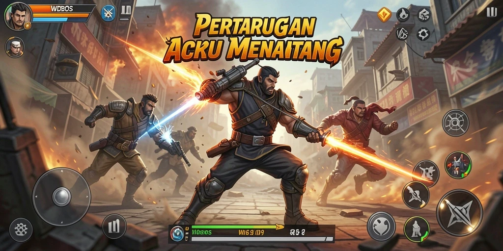 Tangkapan layar menampilkan gameplay aksi yang mendebarkan dan grafis menakjubkan.